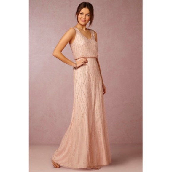 BHLDN Blush Pink Maxi Dress - Picture 1 of 3